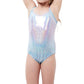 Gottex - Kids Girls Textured Round Neck One Piece Swimsuit