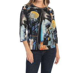 Jess & Jane - Denali Printed Cotton Top