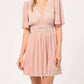 Adelyn Rae - Jenis Plisse Mini Dress