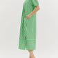 Entro - Stripe Midi Dress