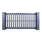 Twin Size Porch Swing Bed Seating Gray