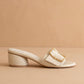 Oasis Society - Tucson Low Heel Sandal With Bamboo Buckle