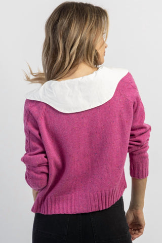 &Merci - HARPER SCALLOPED COLLAR SWEATER