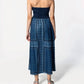 Central Park West - Tube Dress With Woven Skirt