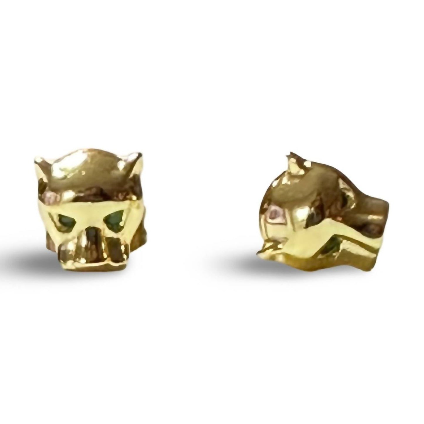 Jagged Halo Jewelry - Women's Maximus Panther Micro Stud Earrings