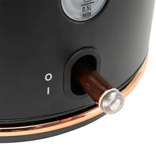 Haden Dorset 1.7L Stainless Steel Electric Kettle w/ Auto Shut Off, Black/Copper