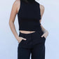 Falcon Park - Wells Sleeveless Turtleneck Top