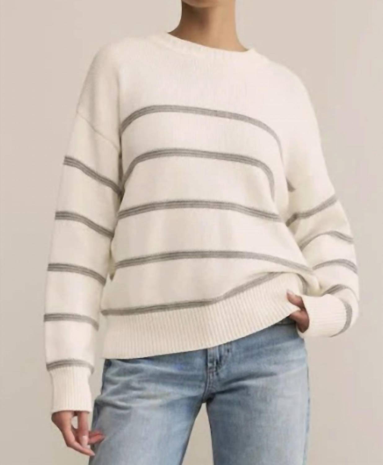 Z Supply - BOYFRIEND STRIPED SWEATER