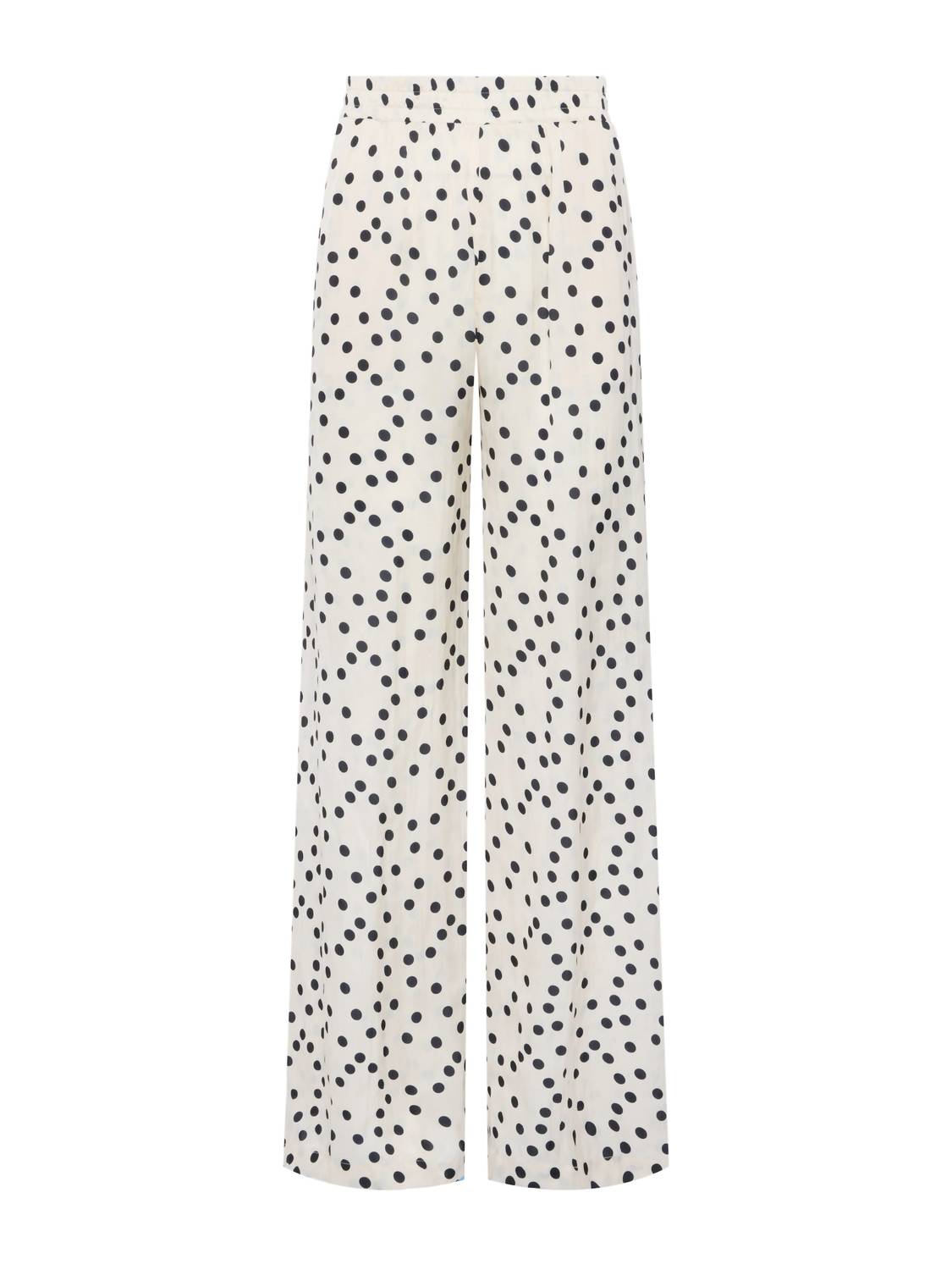 L'Agence - Lillian Polka Dot Wide Leg Pant