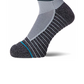Stance Men's Mahalo Crew Athletic Socks 2 pack Grey Medium Gray Size Medium (Shoes Size 6-8.5 US)