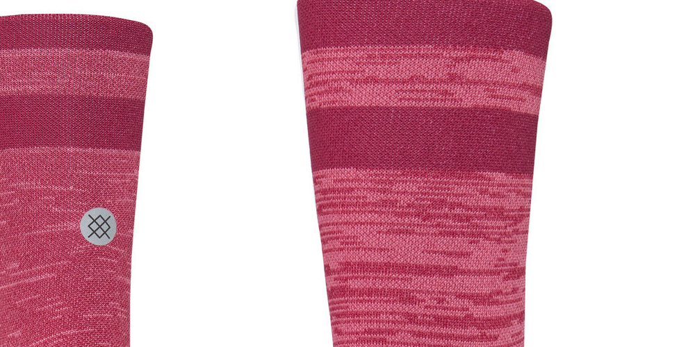 Stance Women's Uncommon Solid Crew Socks 3 Pack Fuchsia Size Medium (Shoes Size 8-10.5 US)