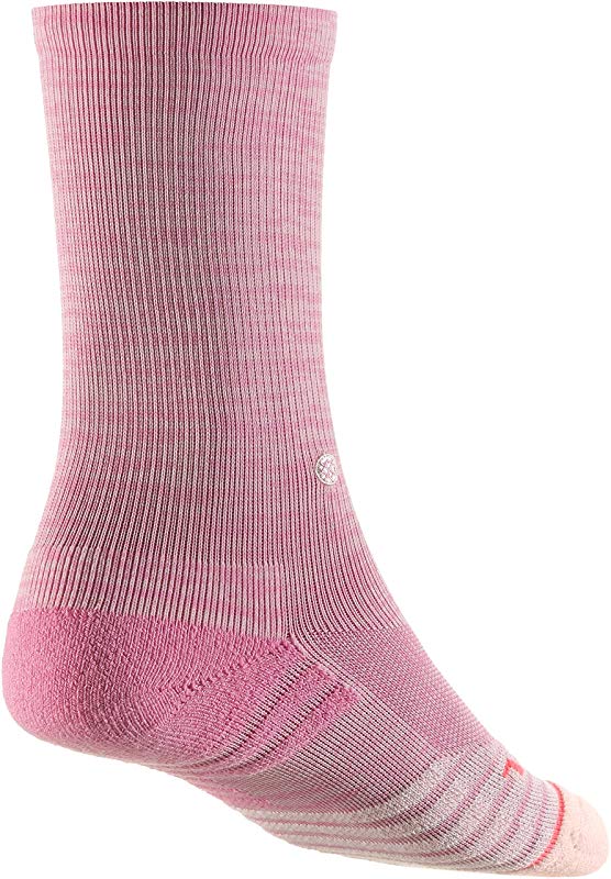 Stance Women's Circuit Crew Socks 3 Pack Pink Size Medium (Shoes Size 8-10.5 US)