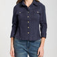 Apny - Vegan Leather Shirt Jacket