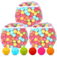 BalanceFrom Fitness 2.3" Play Pit Balls with Storage Bag, Multicolor (3 Pack)