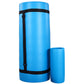 BalanceFrom Yoga Mat with Knee Pad, Yoga Blocks, Carrying Strap, and Extra 1-Inch Foam, Exercise Mat for Gym or Home Workout, 71" x 24", Blue