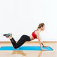 BalanceFrom Yoga Mat with Knee Pad, Yoga Blocks, Carrying Strap, and Extra 1-Inch Foam, Exercise Mat for Gym or Home Workout, 71" x 24", Blue