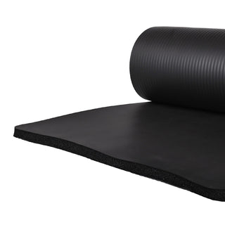 BalanceFrom Yoga Mat with Knee Pad, Yoga Blocks, Carrying Strap, and Extra 1-Inch Foam, Exercise Mat for Gym or Home Workout, 71" x 24", Black