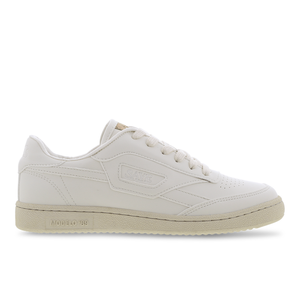 Saye Kids Modelo '89 Vegan Trainers Off White Cotton, 4