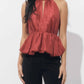 Adelyn Rae - Lidia Textured Halter Top