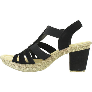 Rieker - Women's Rabea 60 High Heel Sandal