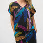Joseph Ribkoff - Tropical Print Boxy Top