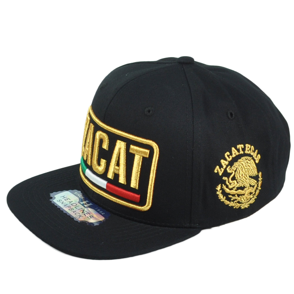 Zacatecas Zacat Mexico State Shield Flag Adjustable Flat Adults Gorra Hat Cap