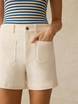 Faherty - Stretch Terry Patch Pocket Short