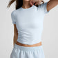 Beyond Yoga - Featherweight Cropped Tee
