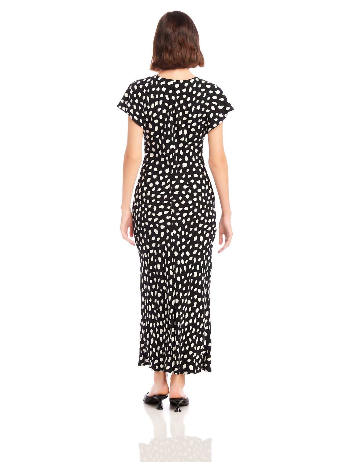 Fifteen Twenty - Emmeline Tie-front Bias Maxi Dress