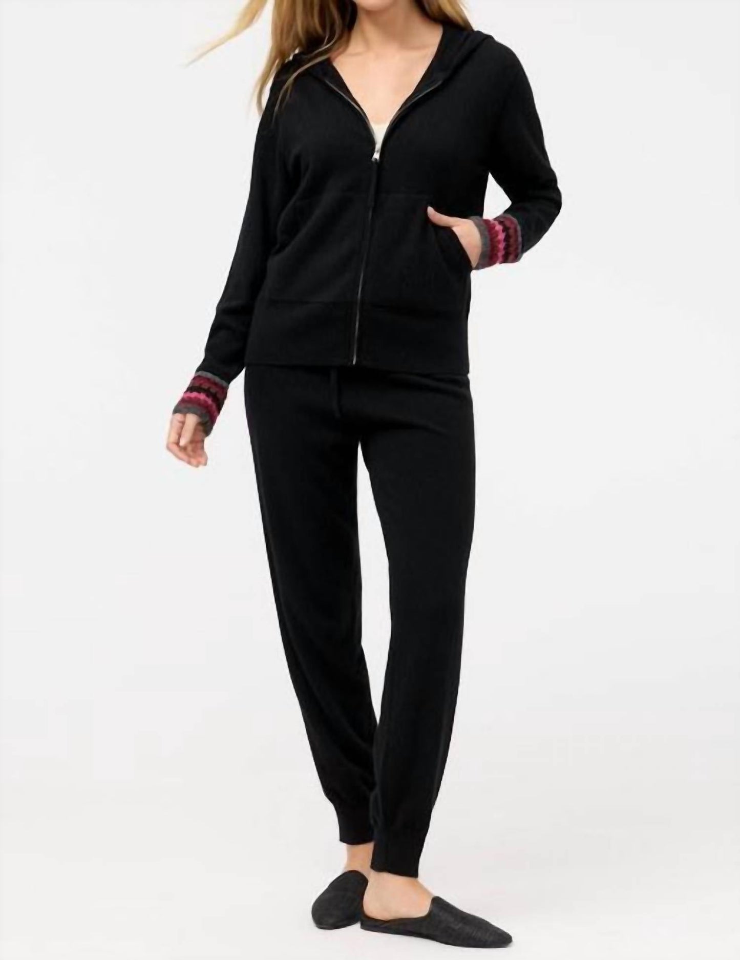 Johnny Was - CROCHET CUFF HOODIE