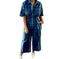 Aureum - Plaid Pleated Wide Leg Jumpsuit