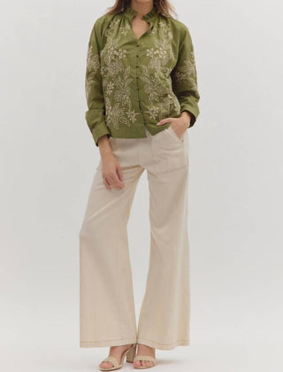 Entro - Women's Luna Embroidered Shirt