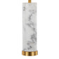 Marabella 26" Contemporary Marble Table Lamp Set of 2