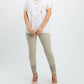 Frank Lyman - Short Sleeve Heart Print Knit Top