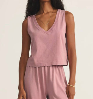 Z Supply - Sloane V-Neck Cotton Jersey Top