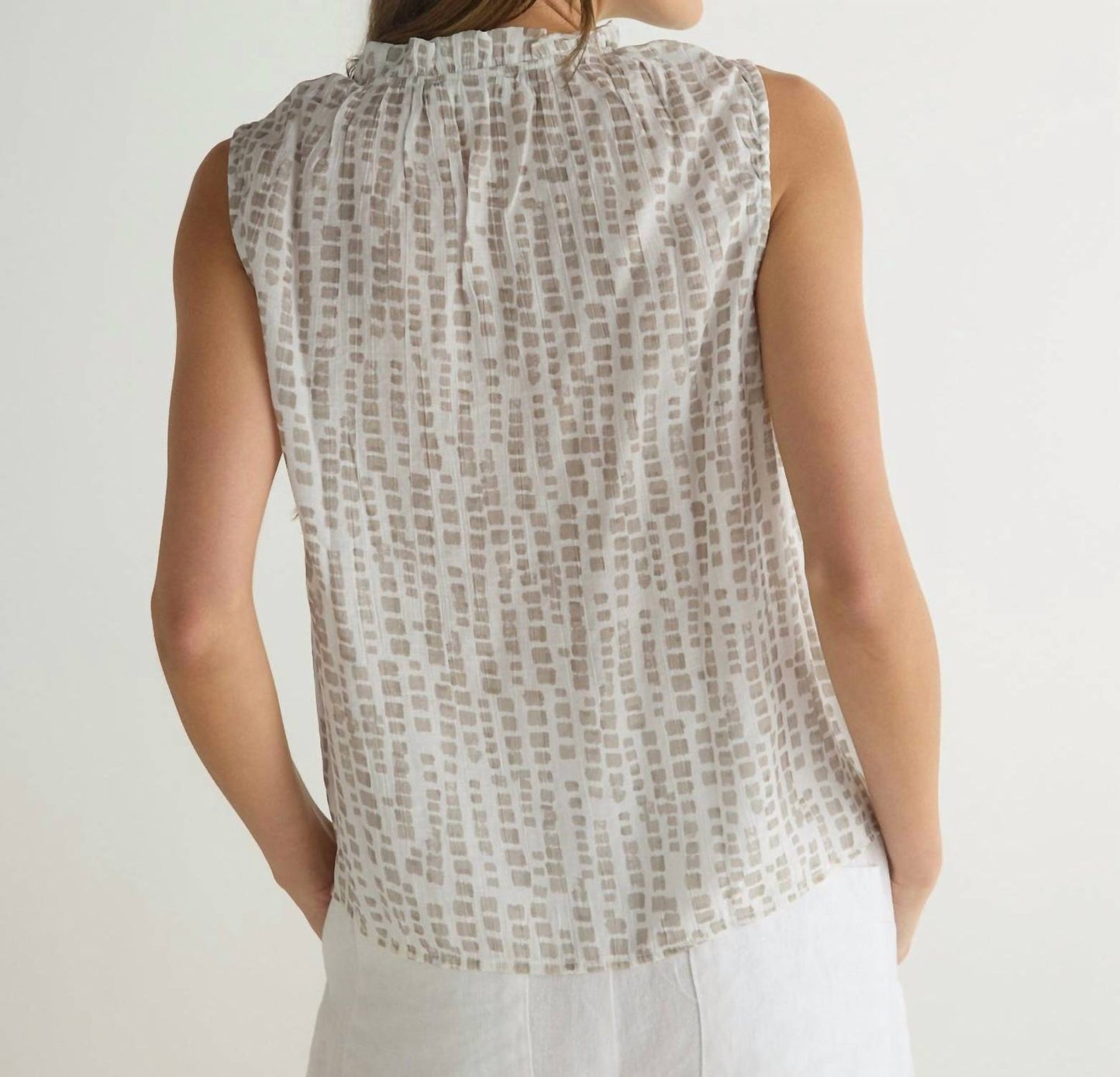 Bella Dahl - Ruffle Neck Tank