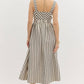 Entro - Stripe Midi Dress
