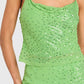 Amanda Uprichard - Noella Sequin Chiffon Top