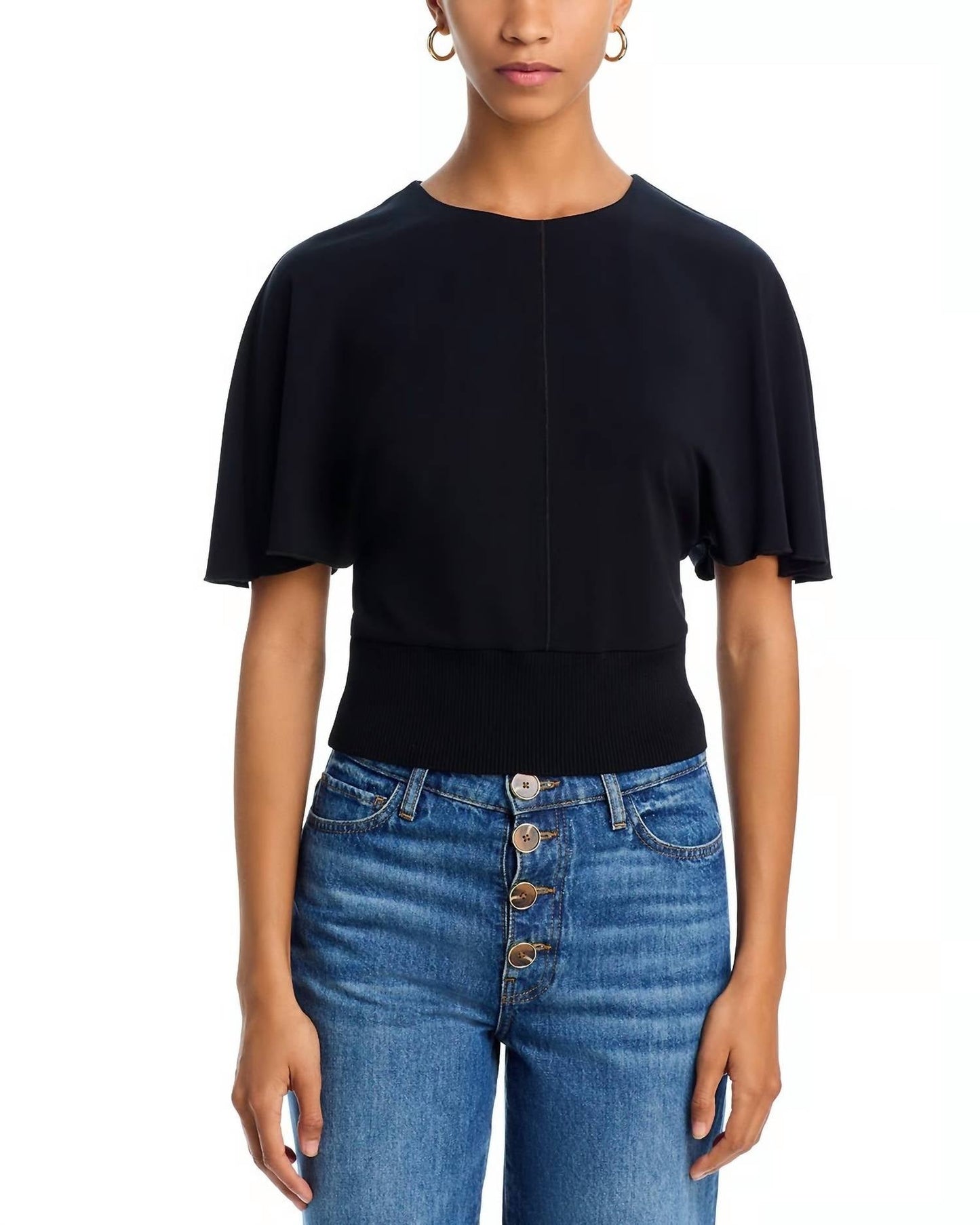 Derek Lam 10 Crosby - Marva Short Sleeve Knit Top