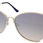 Sean John Large Metal Cat Eye Sunglasses in Silver Lord & Taylor