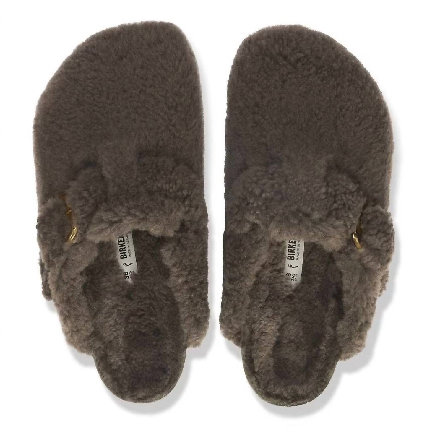 Birkenstock - Women's Boston Big Buckle Shearling Sandals Narrow