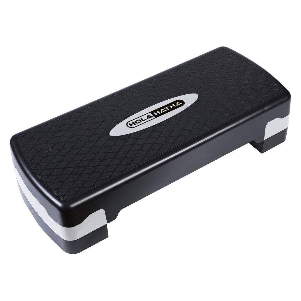 HolaHatha Aerobic Step Platform Exercise Fitness Equipment w/ Adjustab ...