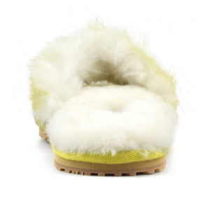 Mou - Women's Long Hair Pony Fur Slide Slipper