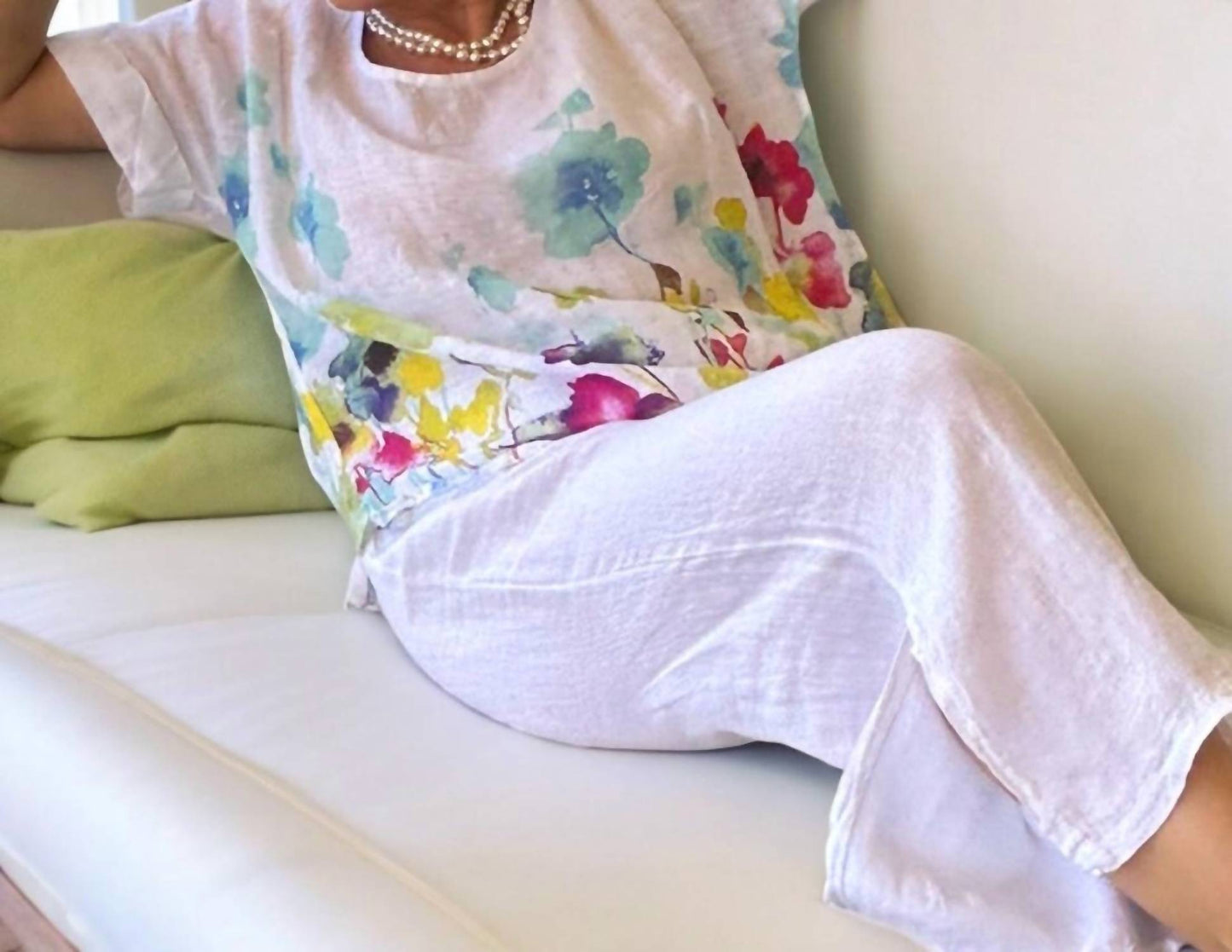 Gigi Moda - Flo Linen Capri Pants