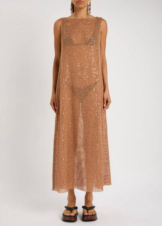 Bec + Bridge - Margo Sequin-embellished Open-knit Maxi Dress