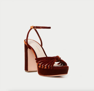 Loeffler Randall - Women's Rivka Leather Knot Platform Sandal