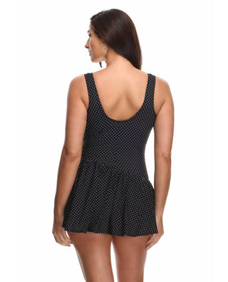 Miraclesuit - Pin Point Aurora Underwire Swimdress - Plus