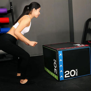 BalanceFrom Fitness 16 Pound Versatile 3 in 1 Plyometric Jumping Exercise Box