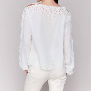 Charlie B - Candice Eyelet Top