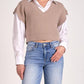 Elan - Mixed Media Sweater
